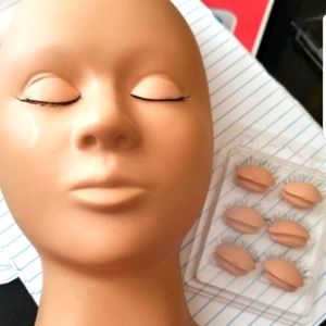 Lash practice doll